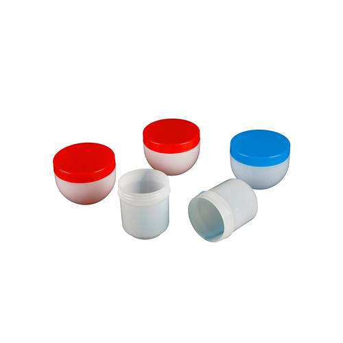 Cosmetic jar with cap mould